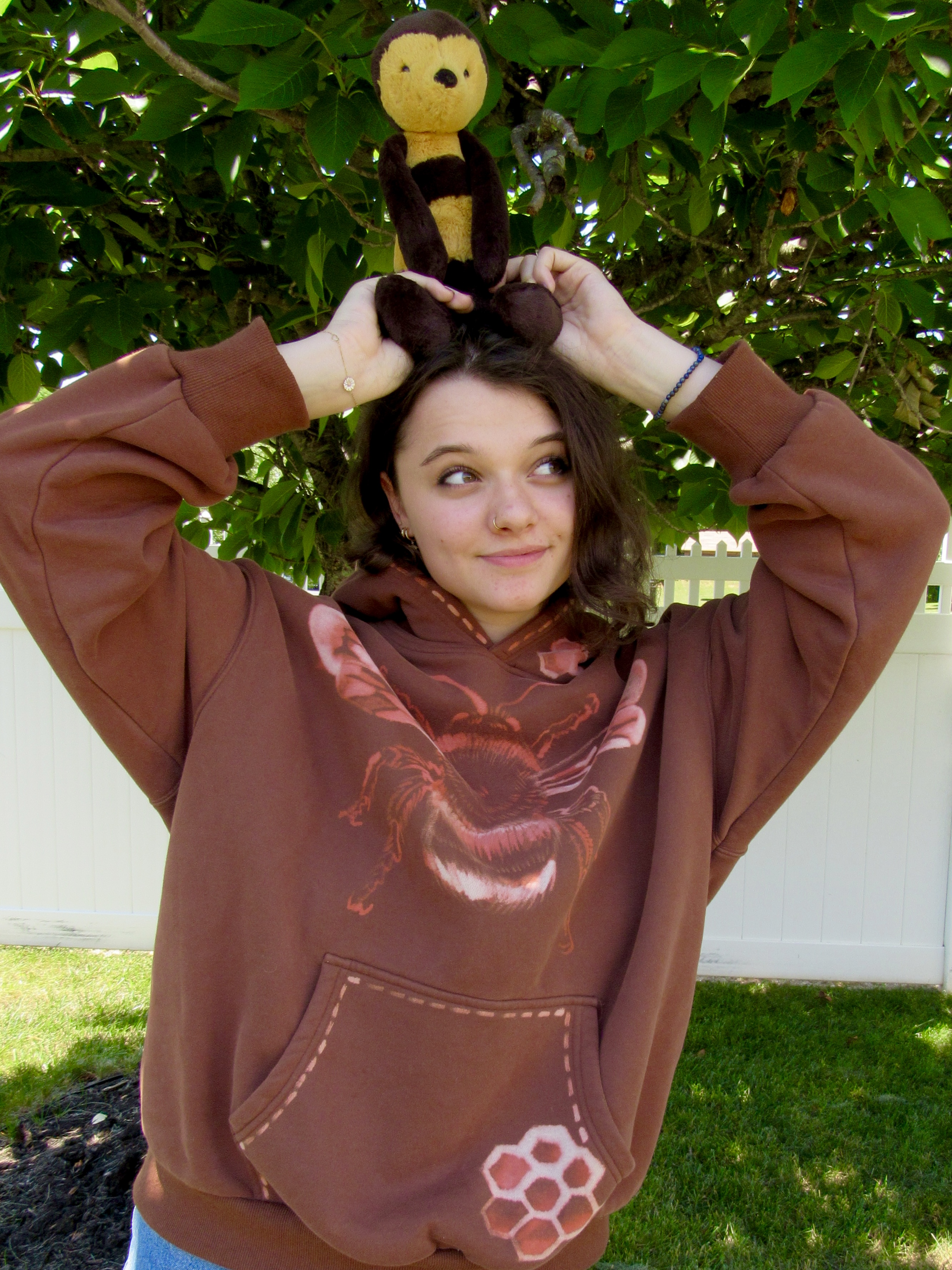 Bee Hoodie by Sarah Burrier